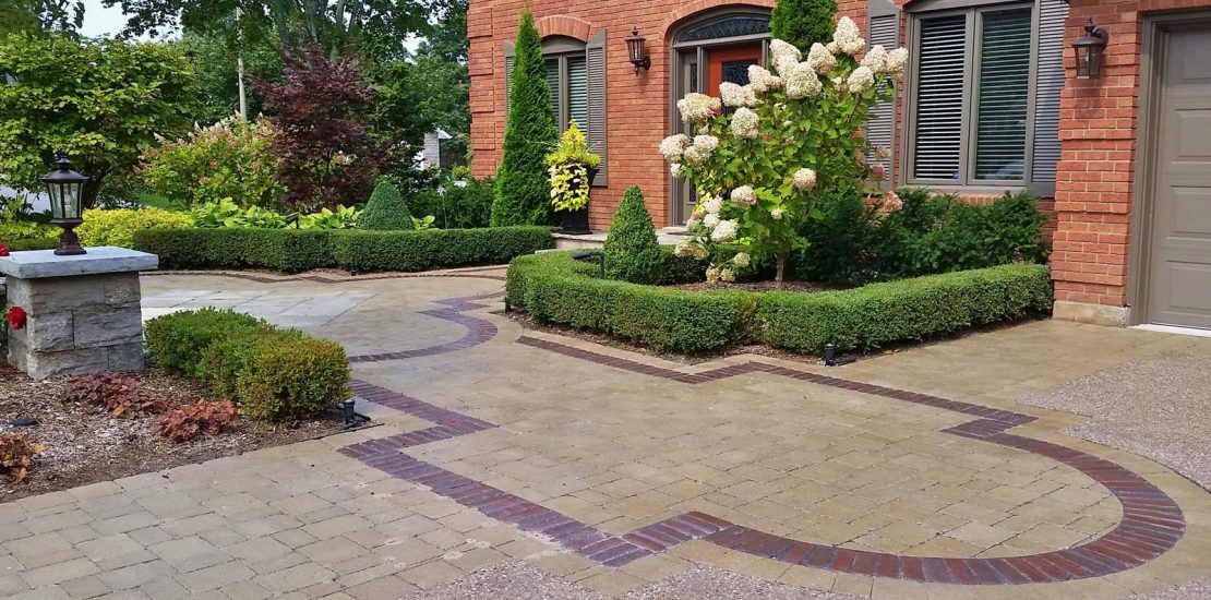 grimsby front yard interlock
