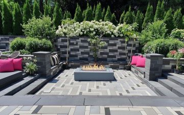 modern sunken fire pit 2