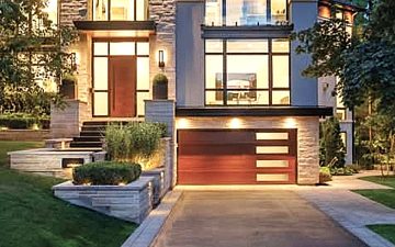 modern terrace steps entrance